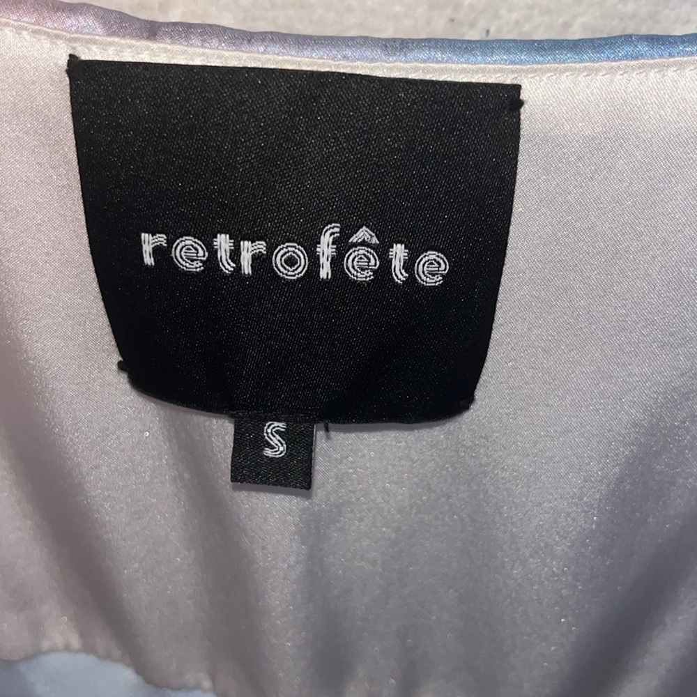 Retrofete Auris Silk Mini Dress - Picture 4 of 7
